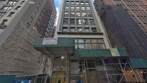 rent office 21 west 38th street